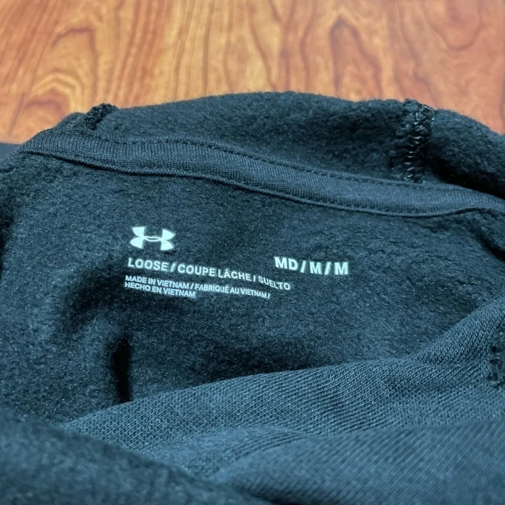 Women Under Armour Rival Fleece Logo Hoodie Sweater Medium - Picture 3 of 9